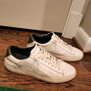 Vintage Havana White and Green Women's Sneakers